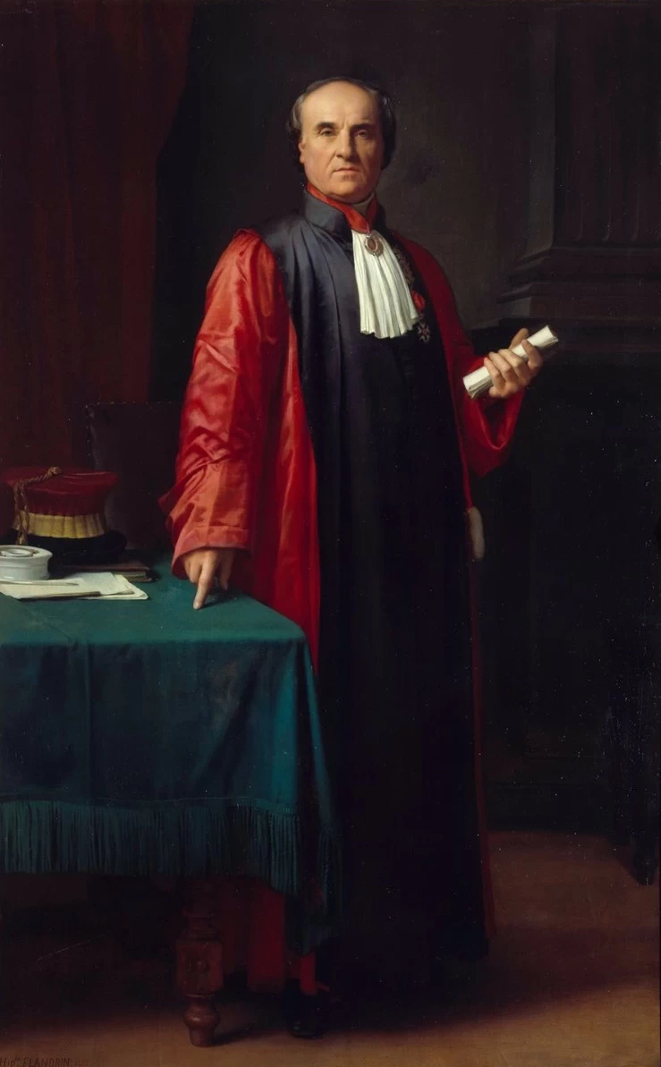 Hippolyte Flandrin - 103, Ritratto del dottor Rostan, Musee Granet, Aix, en, Provence